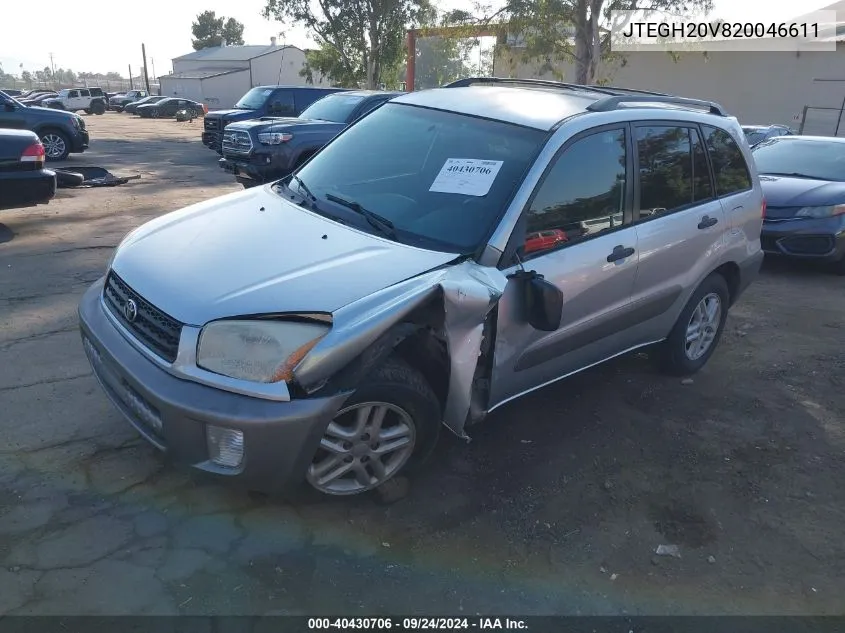 JTEGH20V820046611 2002 Toyota Rav4