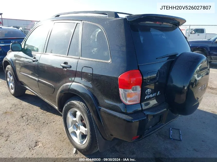 JTEHH20V526027807 2002 Toyota Rav4