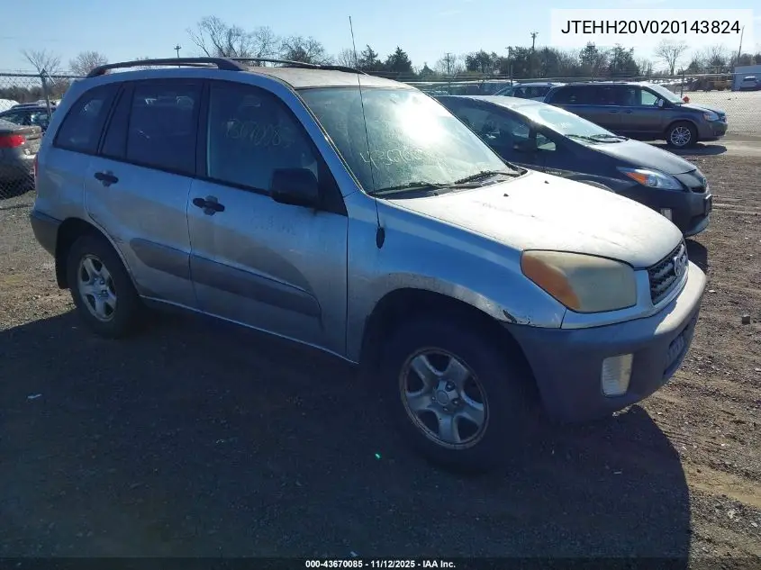 JTEHH20V020143824 2002 Toyota Rav4