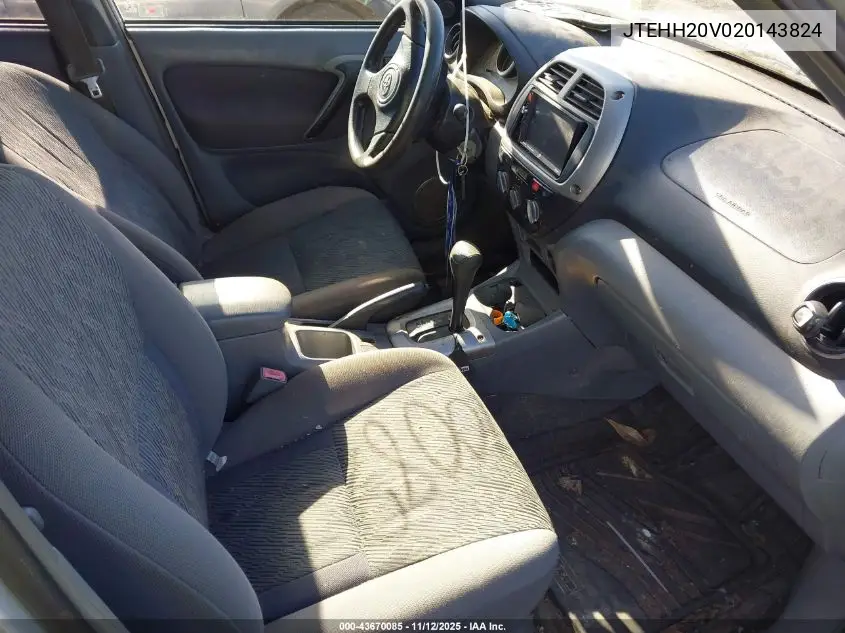 JTEHH20V020143824 2002 Toyota Rav4