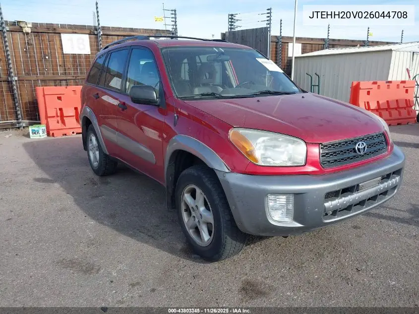 JTEHH20V026044708 2002 Toyota Rav4