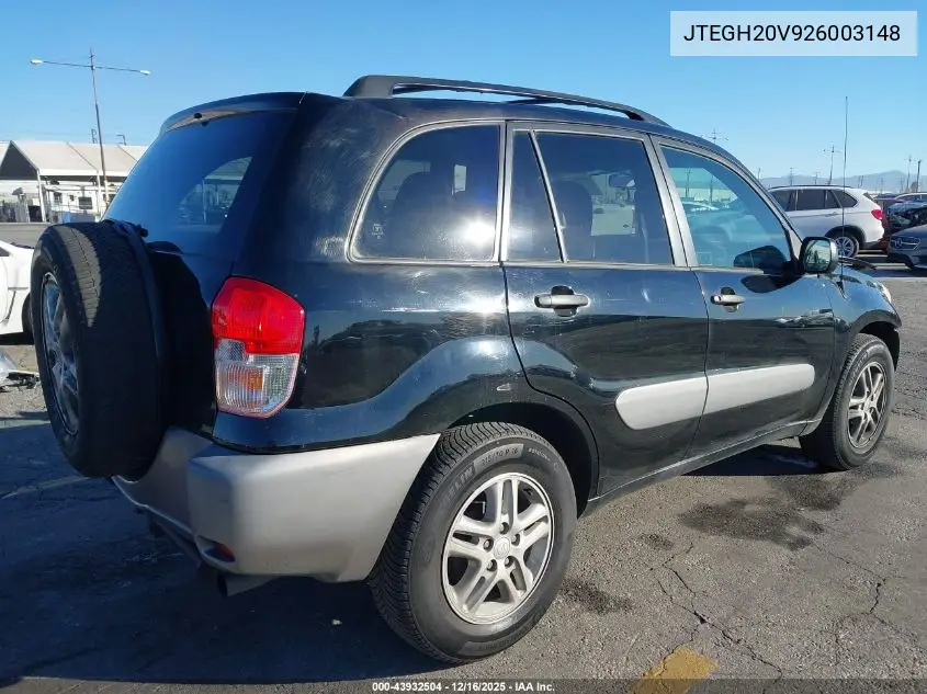 JTEGH20V926003148 2002 Toyota Rav4