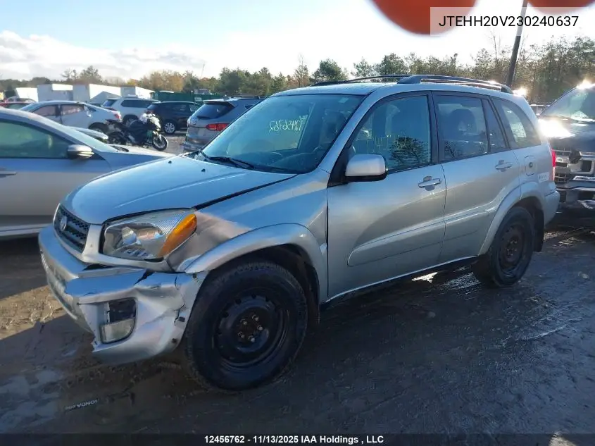 JTEHH20V230240637 2003 Toyota Rav4