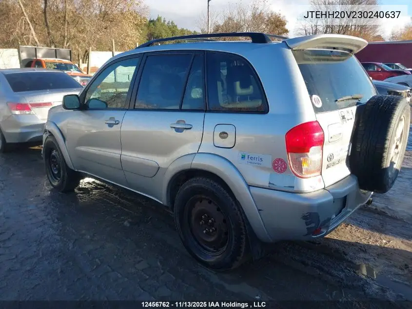 JTEHH20V230240637 2003 Toyota Rav4