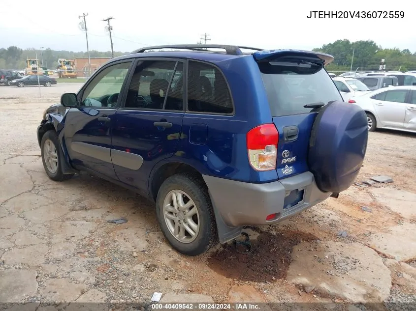 JTEHH20V436072559 2003 Toyota Rav4