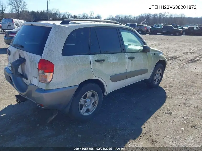 2003 Toyota Rav4 VIN: JTEHH20V630201873 Lot: 41658858