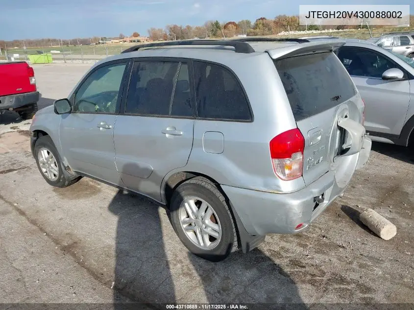 JTEGH20V430088002 2003 Toyota Rav4