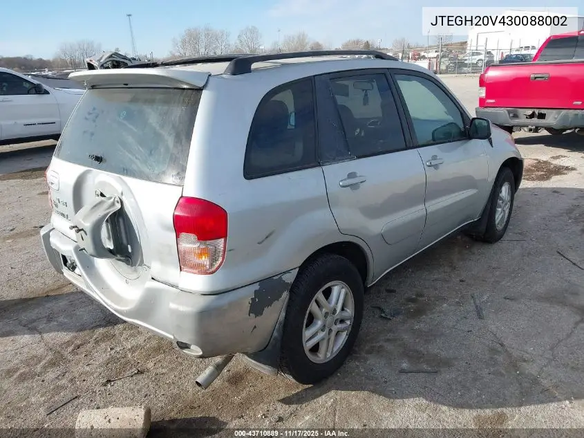 JTEGH20V430088002 2003 Toyota Rav4