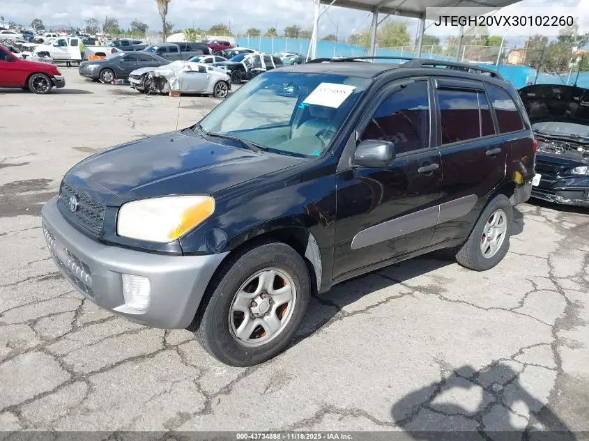 JTEGH20VX30102260 2003 Toyota Rav4