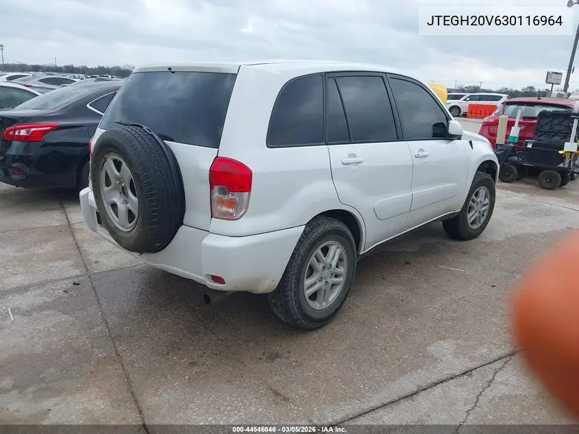 JTEGH20V630116964 2003 Toyota Rav4