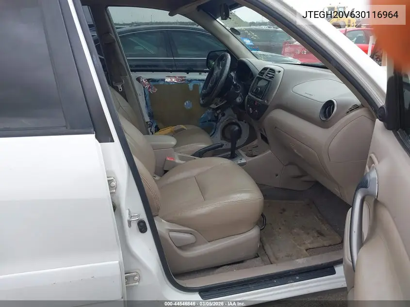 JTEGH20V630116964 2003 Toyota Rav4