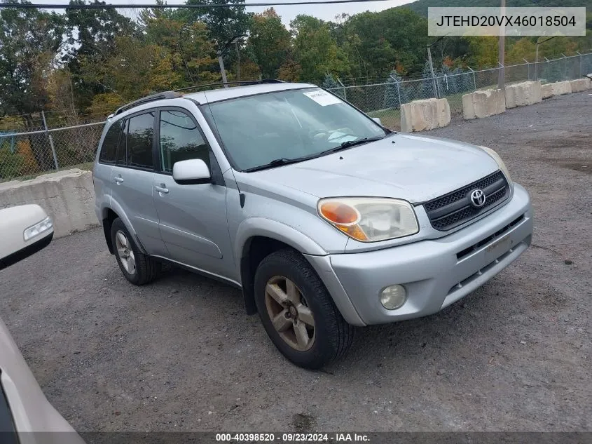 JTEHD20VX46018504 2004 Toyota Rav4