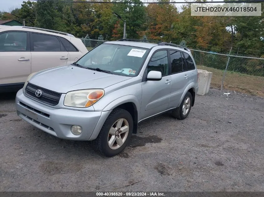 JTEHD20VX46018504 2004 Toyota Rav4