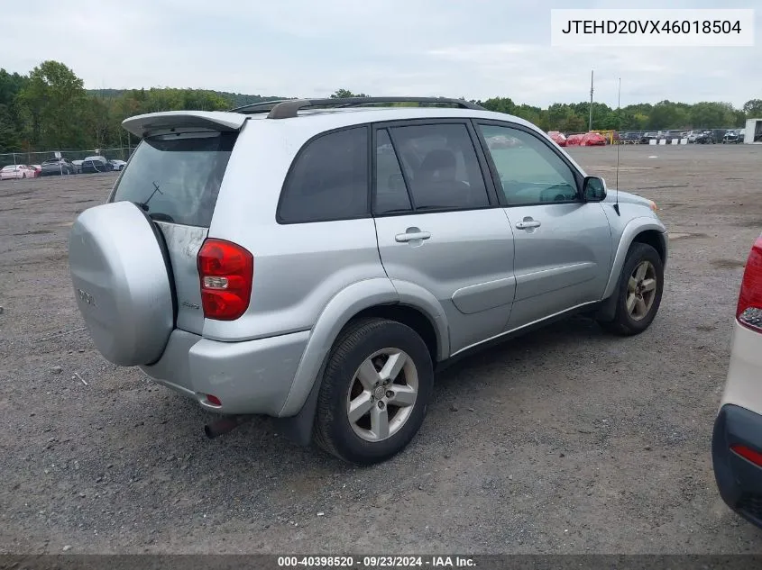 JTEHD20VX46018504 2004 Toyota Rav4