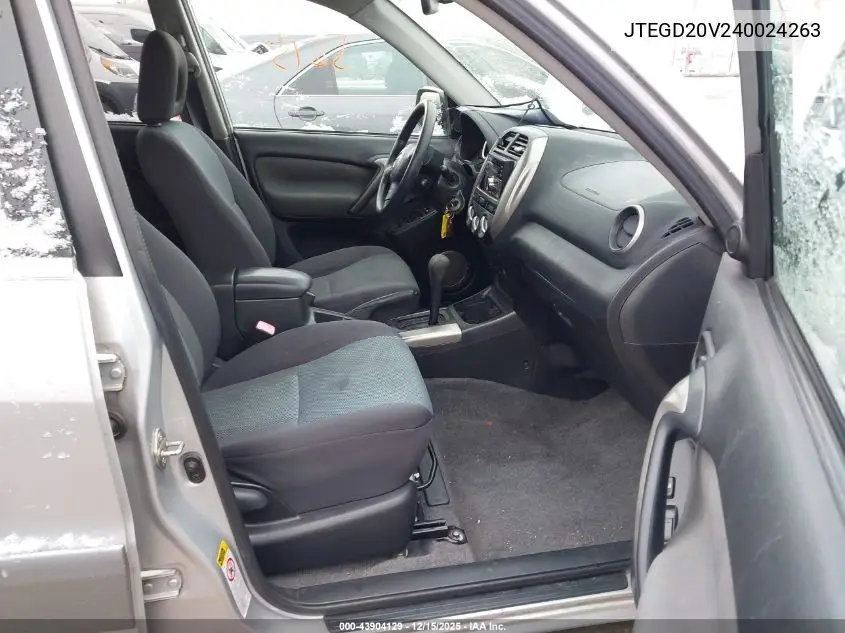 JTEGD20V240024263 2004 Toyota Rav4