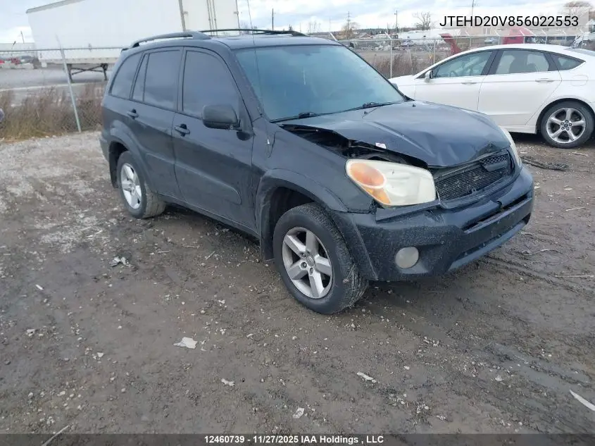 JTEHD20V856022553 2005 Toyota Rav4