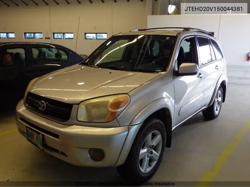 JTEHD20V150044381 2005 Toyota Rav4