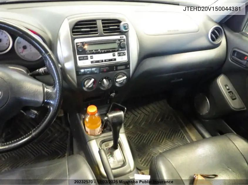 JTEHD20V150044381 2005 Toyota Rav4