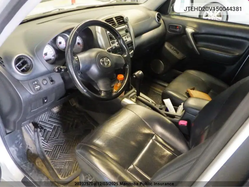 JTEHD20V150044381 2005 Toyota Rav4