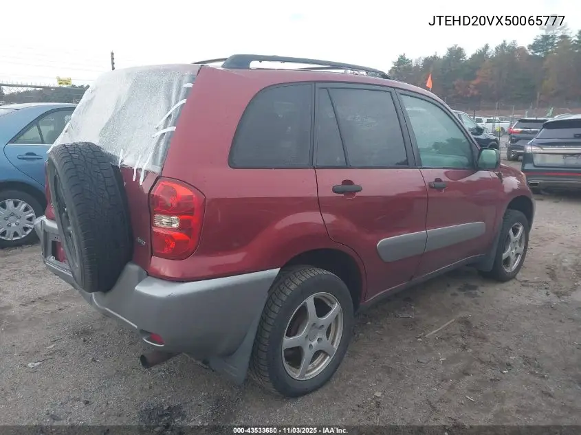 JTEHD20VX50065777 2005 Toyota Rav4
