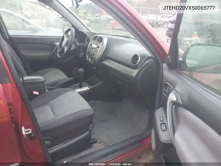JTEHD20VX50065777 2005 Toyota Rav4
