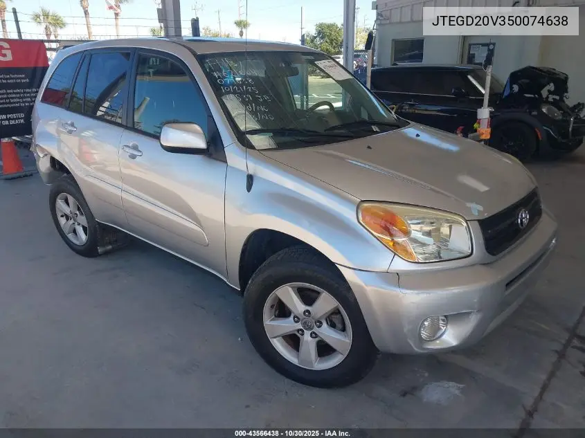 JTEGD20V350074638 2005 Toyota Rav4