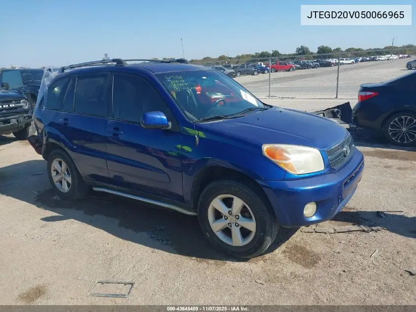 JTEGD20V050066965 2005 Toyota Rav4