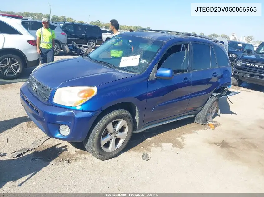 JTEGD20V050066965 2005 Toyota Rav4