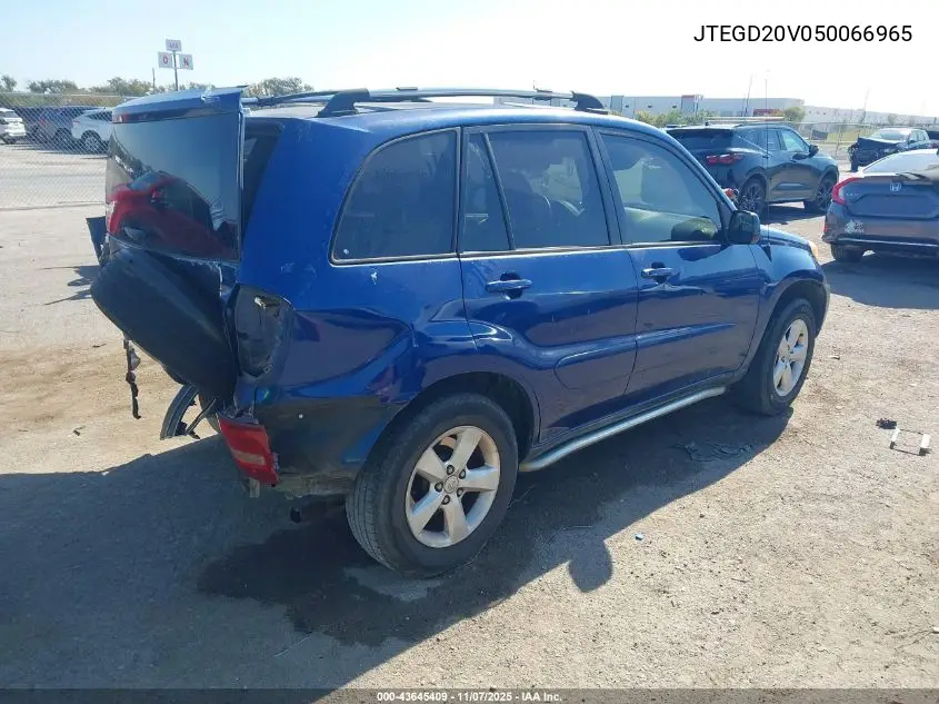JTEGD20V050066965 2005 Toyota Rav4