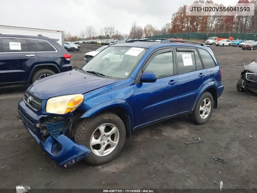 JTEHD20V556041593 2005 Toyota Rav4