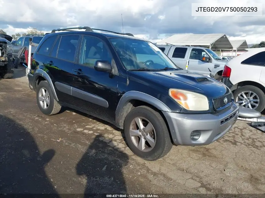 JTEGD20V750050293 2005 Toyota Rav4