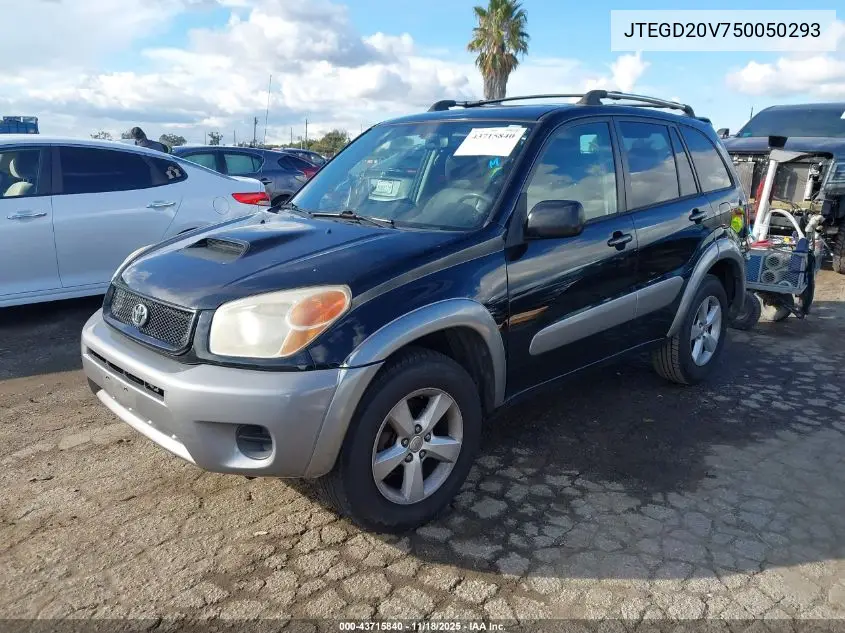 JTEGD20V750050293 2005 Toyota Rav4