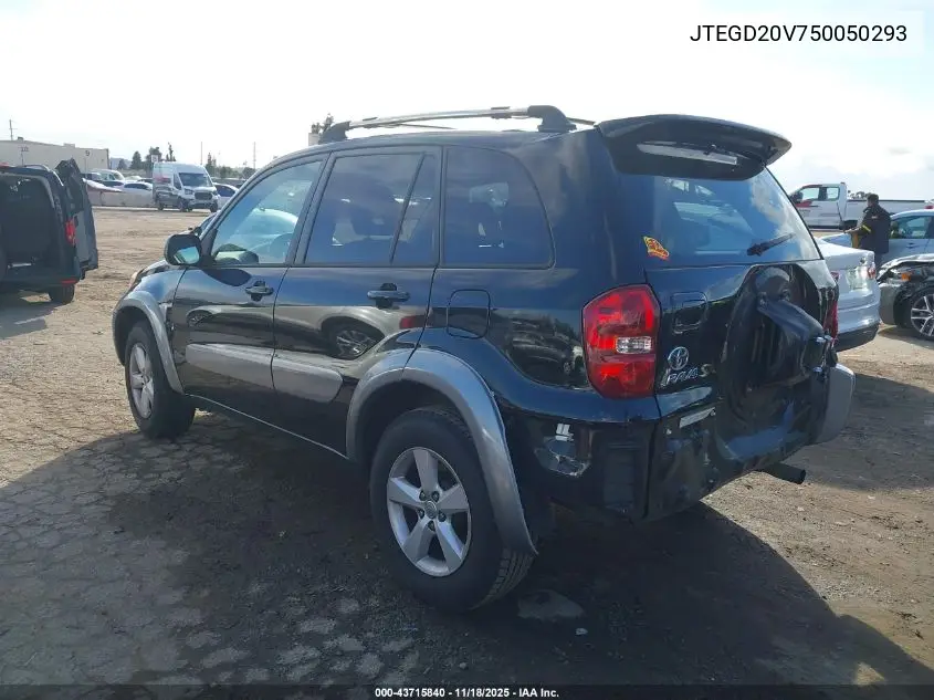 JTEGD20V750050293 2005 Toyota Rav4