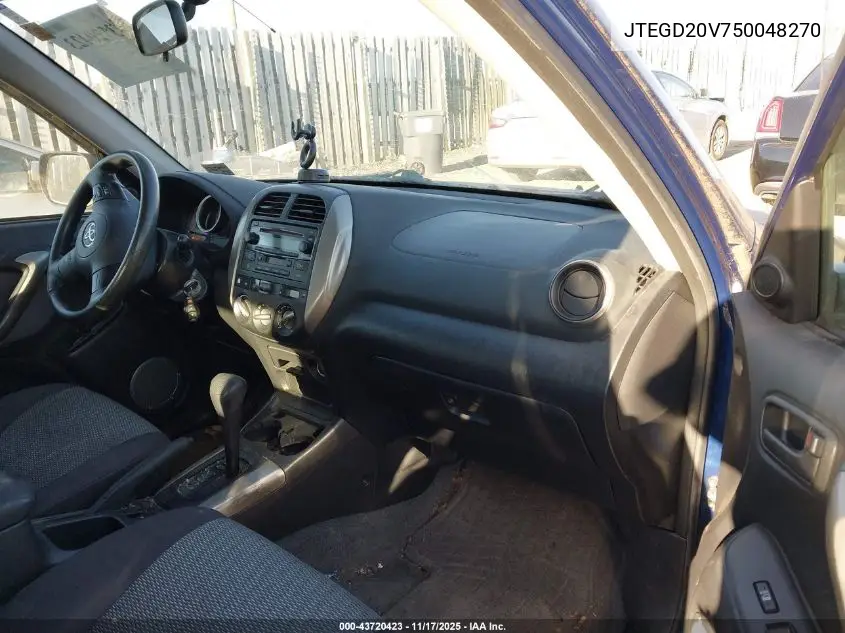 JTEGD20V750048270 2005 Toyota Rav4
