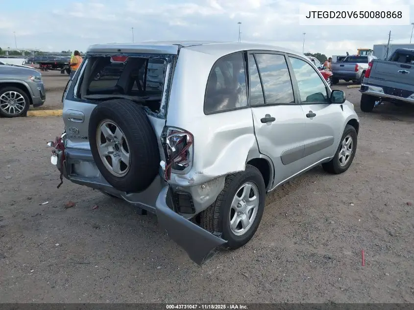 JTEGD20V650080868 2005 Toyota Rav4