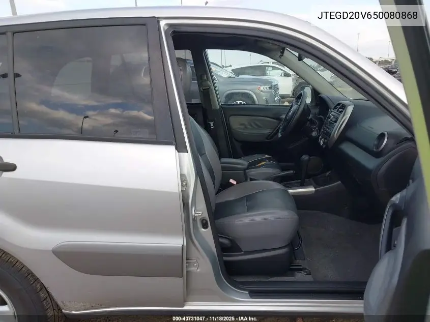 JTEGD20V650080868 2005 Toyota Rav4