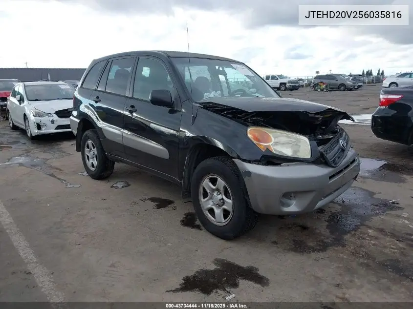 JTEHD20V256035816 2005 Toyota Rav4