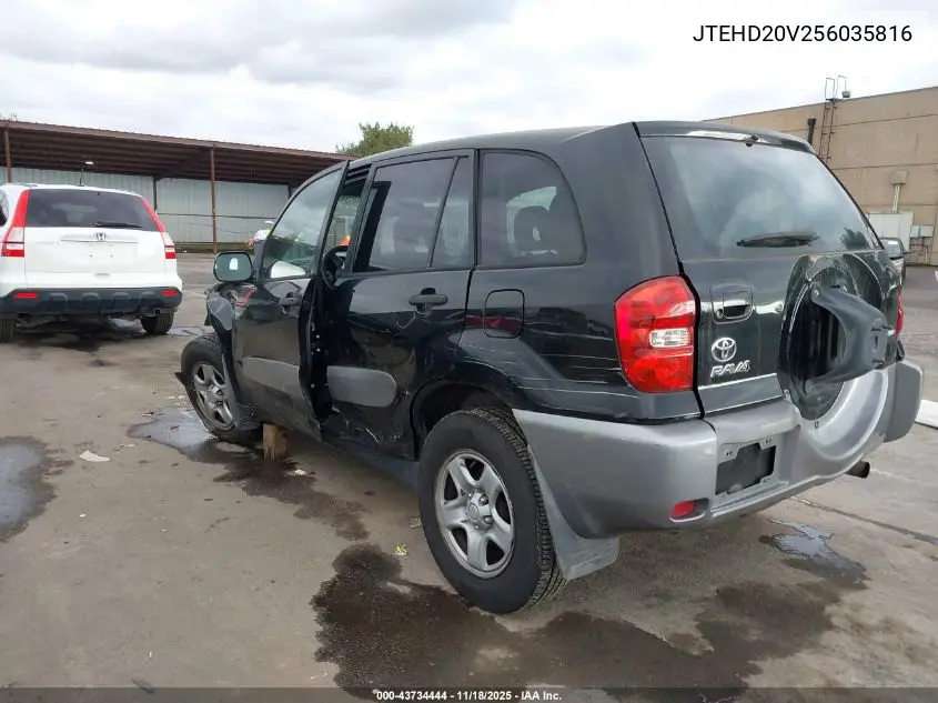 JTEHD20V256035816 2005 Toyota Rav4