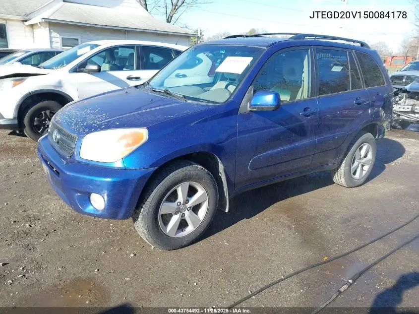 JTEGD20V150084178 2005 Toyota Rav4