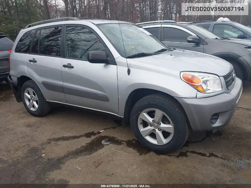 JTEGD20V350087194 2005 Toyota Rav4