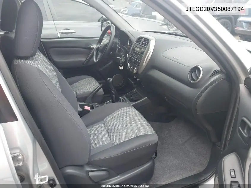 JTEGD20V350087194 2005 Toyota Rav4