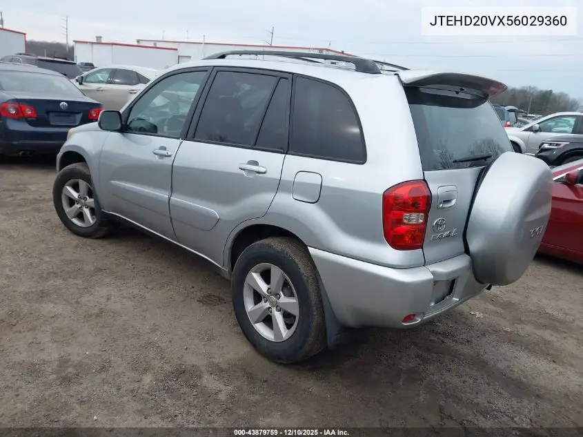 JTEHD20VX56029360 2005 Toyota Rav4