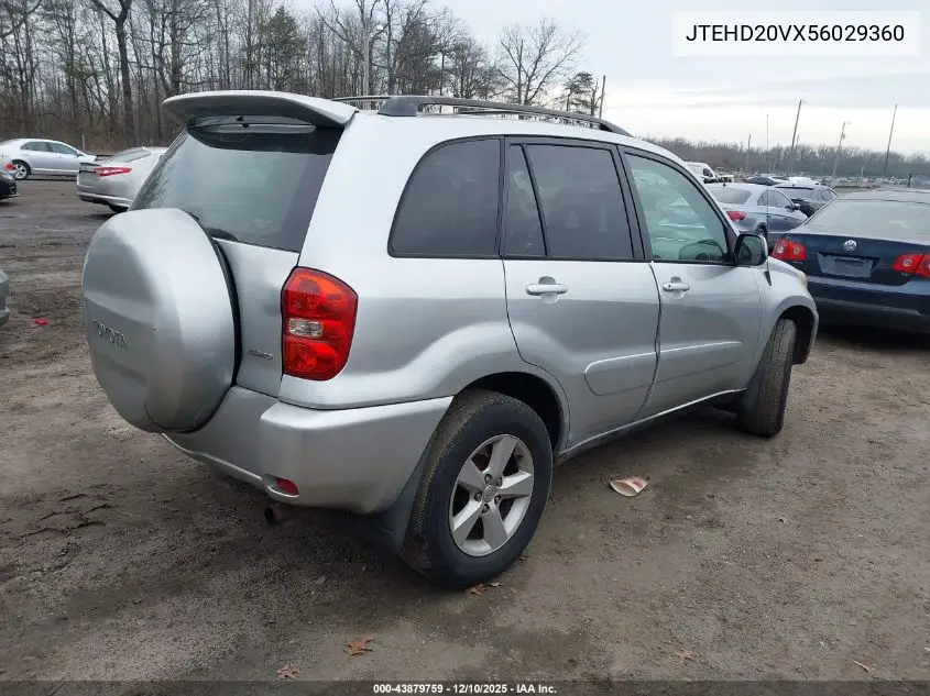 JTEHD20VX56029360 2005 Toyota Rav4