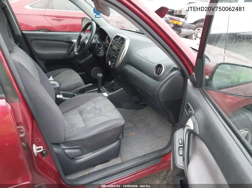 JTEHD20V750062481 2005 Toyota Rav4