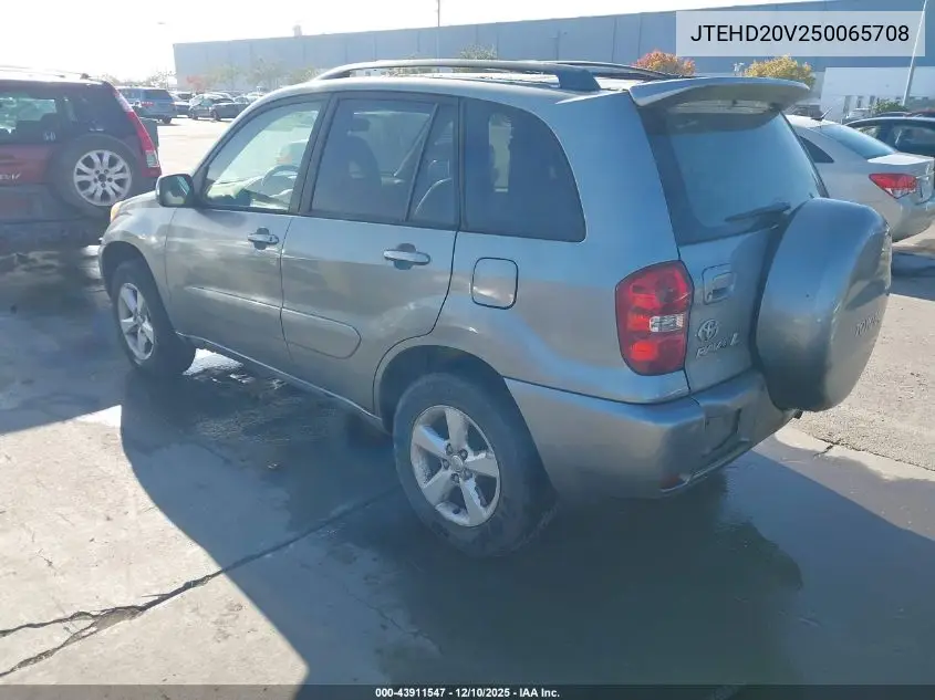 JTEHD20V250065708 2005 Toyota Rav4