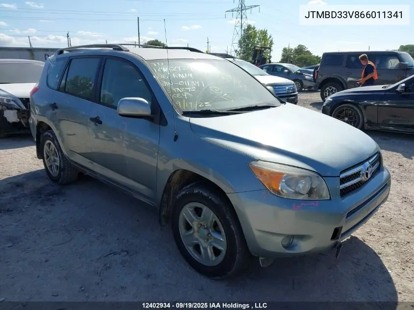 JTMBD33V866011341 2006 Toyota Rav4
