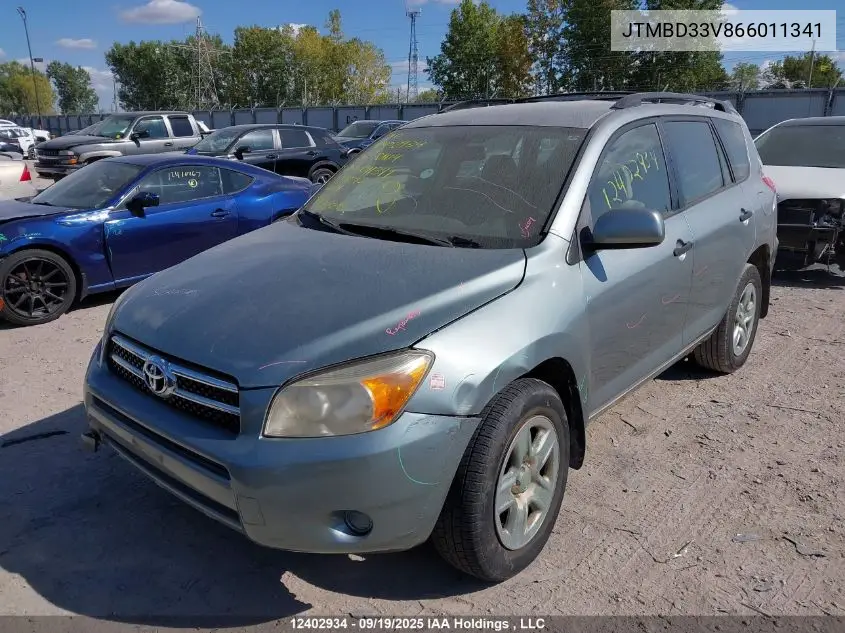 JTMBD33V866011341 2006 Toyota Rav4