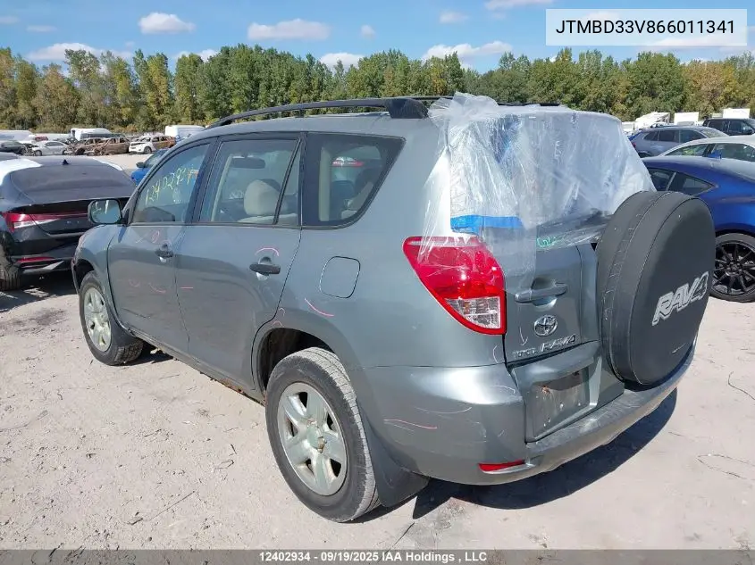 JTMBD33V866011341 2006 Toyota Rav4