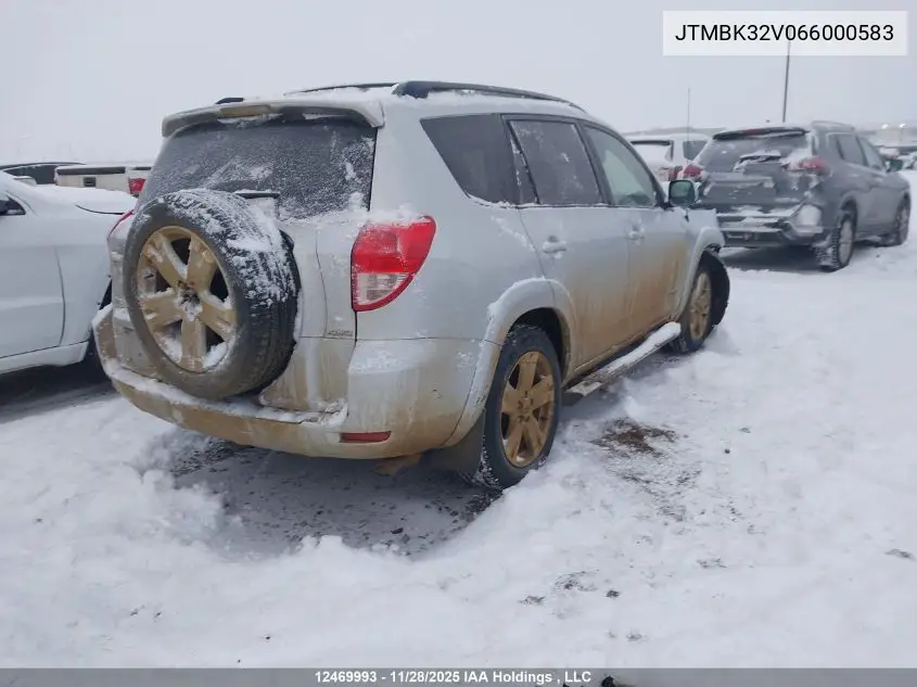 JTMBK32V066000583 2006 Toyota Rav4 Sport