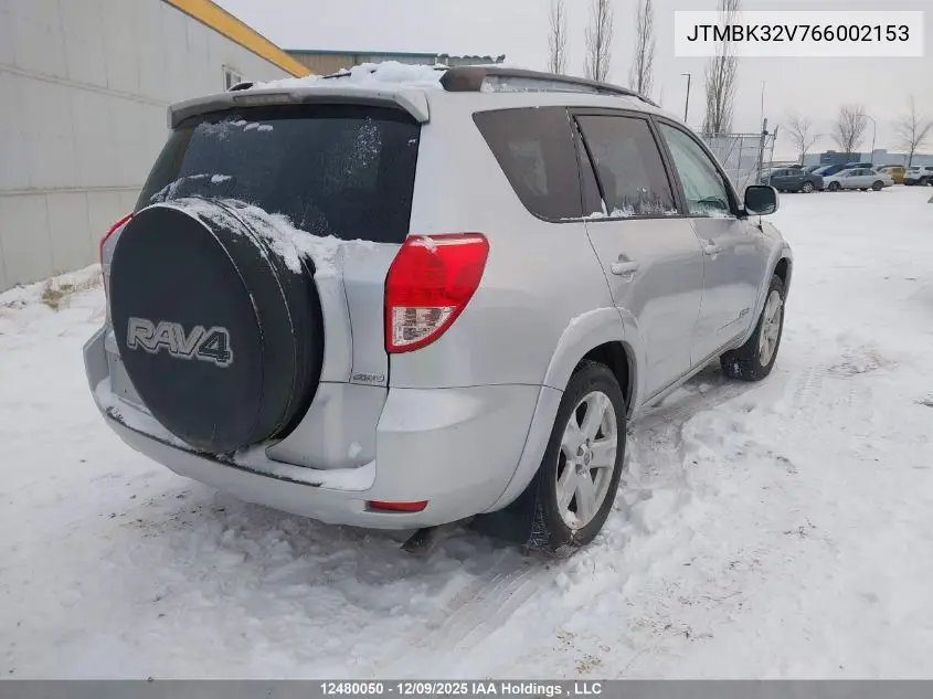 JTMBK32V766002153 2006 Toyota Rav4 Sport